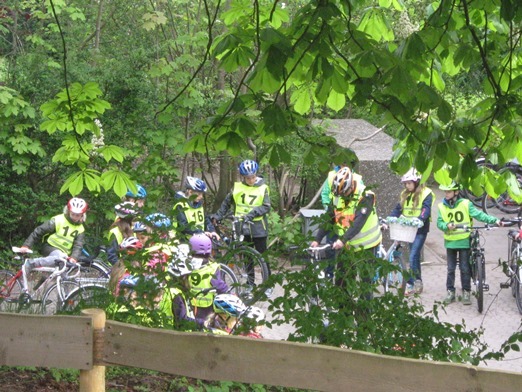 Grundschule Kronsburg Unterricht Frühradfahren und